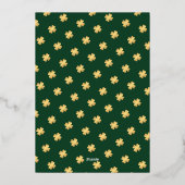 Invitation En Aluminium Irish Celtic St Patricks Birthday Party (Verso)