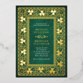 Invitation En Aluminium Irish Celtic St Patricks Wedding (Recto)