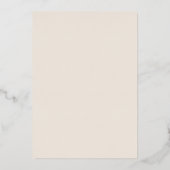 Invitation En Aluminium Ivory & Rose Gold Crossed Mariage (Verso)