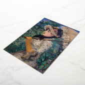 Invitation En Aluminium Jeanne (Printemps) Par Édouard Manet (Rotation)