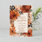 Invitation En Aluminium Joie d'automne (Debout devant)