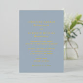 Invitation En Aluminium Joséphine Mariage traditionnel (Debout devant)