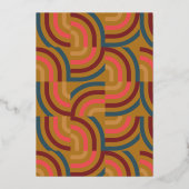 Invitation En Aluminium Jour de l'An chinois Turquoise Dragon 2024 (Verso)