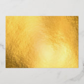 Invitation En Aluminium Joyeux Noël Gold Foil Multi Photo - Blanc (Verso)