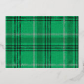 Invitation En Aluminium Joyeux Noël Gold Parties scintillant Script Photo  (Verso)