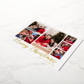 Invitation En Aluminium Joyeux Noël Phuile 6 Photo Noël (Rotation)