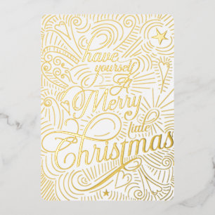 Invitation En Aluminium Joyeux petit Noël Illustré