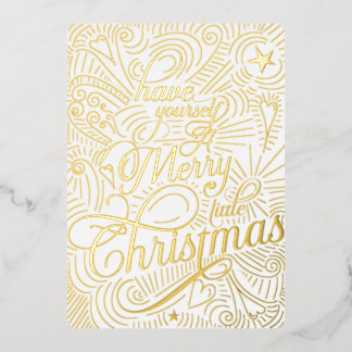 Invitation En Aluminium Joyeux petit Noël Illustré