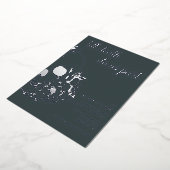 Invitation En Aluminium Jusqu'à ce que la mort nous sépare Mariage crâne m (Rotation)