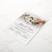 INVITATION EN ALUMINIUM LA CÉLÉBRATION DE MARIAGE (Rotation)