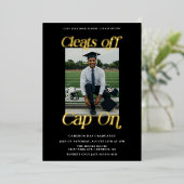 Invitation En Aluminium La graduation de l'athlète élimine le Casquette (Debout devant)