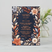 Invitation En Aluminium Laissez budget pas cher extérieur élégant Mariage  (Debout devant)