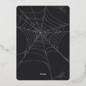 Invitation En Aluminium Laissons-nous ! | Jack O'Lantern Halloween Party (Verso)