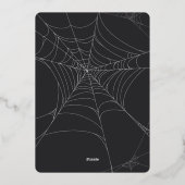 Invitation En Aluminium Laissons-nous ! | Jack O'Lantern Halloween Party (Verso)