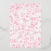 Invitation En Aluminium L'amour est dans la Fête des mariées de la Saint V (Verso)