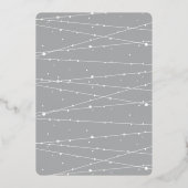 Invitation En Aluminium Lanternes simple double bonheur Mariage chinois (Verso)