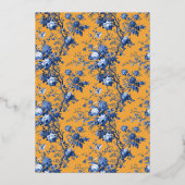 Invitation En Aluminium Lapis Rose Wedding (Verso)