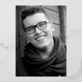 Invitation En Aluminium Le Big Eight 0h ! Photo graphique du 80e anniversa (Verso)