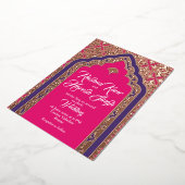 Invitation En Aluminium Le portail Gold (Rotation)