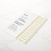 Invitation En Aluminium Le tout en un Mariage de monogramme de boue de sau (Rotation)