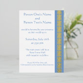 Invitation En Aluminium L'élégance chinoise dans l'invitation à l'huile de (Debout devant)