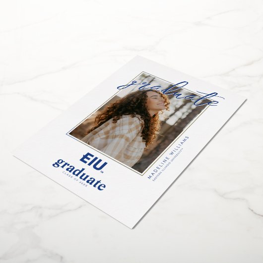 Invitation En Aluminium Lettre en majuscules EIU (Rotation)