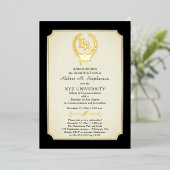 Invitation En Aluminium Licence - Baccalauréat ès arts Diplôme de collège (Debout devant)