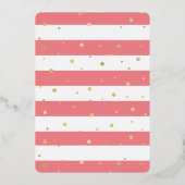 Invitation En Aluminium Little Miss Onederful Photo 1er Anniversaire réel (Verso)