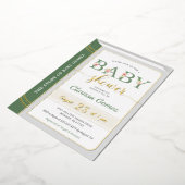 Invitation En Aluminium Livre d'histoire Couverture bébé garçon douche ver (Rotation)