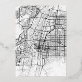 Invitation En Aluminium Localisateur d'amour Albuquerque | Mariage Enregis (Verso)