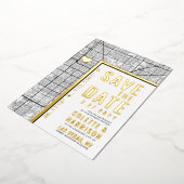 Invitation En Aluminium Localisateur d'amour Las Vegas | Mariage Enregistr (Rotation)