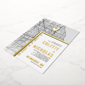 Invitation En Aluminium Localisateur d'amour Milwaukee | Ville Mariage à t (Rotation)