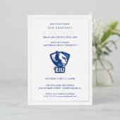 Invitation En Aluminium Logo des Panthers de l'Université d'Eastern Illino (Debout devant)