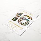 Invitation En Aluminium look simple qui est 16 Photo Collage ado anniversa (Rotation)