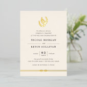 Invitation En Aluminium Lucky in Love | Horseshoe Mariage (Debout devant)