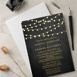 Invitation En Aluminium Lumières Chaîne Moderne Sur Chalkboard Mariage Rea<br><div class="desc">Célébrez dans le style avec ces invitations de mariage modernes et très tendance. Ce design est facile à personnaliser avec votre libellé d'événement spécial et vos invités seront ravis quand ils reçoivent ces invitations fabuleux. La photo de couverture a été conçue à l'aide de ressources de Freepik.com</div>