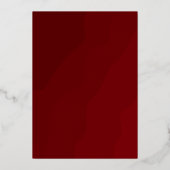 Invitation En Aluminium Luxe Gold Mandala Mariage musulman Nikah (Verso)