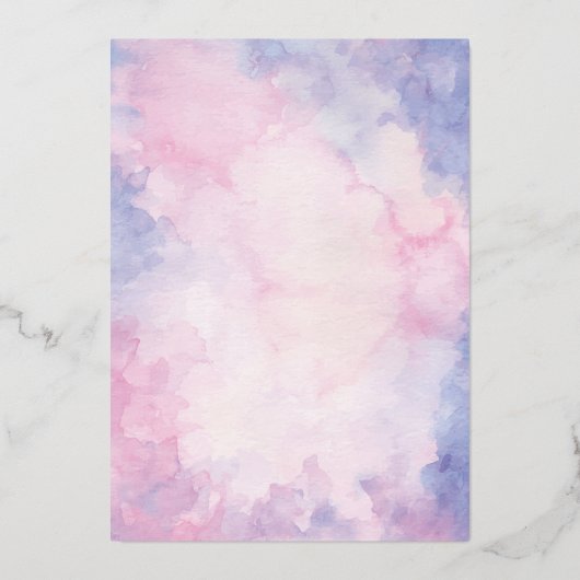 Invitation En Aluminium Luxe or violet & rose Mariage musulman islamique d (Verso)