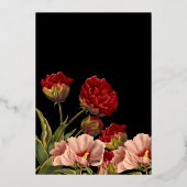 Invitation En Aluminium Luxueux Avant-Garde Baroque BM 35e Anniversaire (Verso)