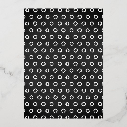 Invitation En Aluminium M. ONEderful 1er anniversaire Real (Verso)