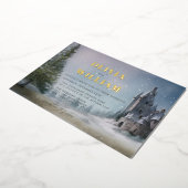 Invitation En Aluminium Magic Castle Fairytale Mariage (Rotation)