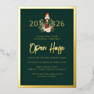 Invitation En Aluminium Maison Ouverte des Fêtes Casse-Noisette Noël 2026