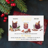 Invitation En Aluminium Making Spirits Bright | Holiday Cocktail Party