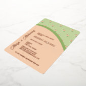 Invitation En Aluminium margs chic boho et douche matrimoniale (Rotation)