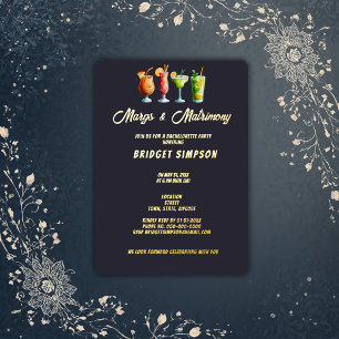 Invitation En Aluminium Margs classiques et mariage Enterrement de vie de