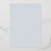 Invitation En Aluminium Mariage à l'Ancre Nautique (Verso)