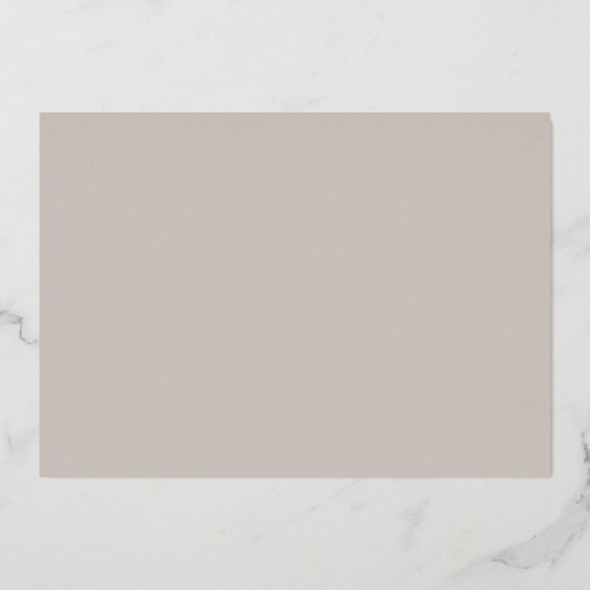 Invitation En Aluminium Mariage Alaska Enregistrer La Date Rose Or (Verso)