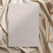 Invitation En Aluminium Mariage Bouquet Anémone