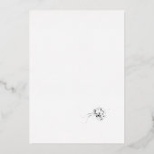 Invitation En Aluminium Mariage catholique monogramme (Verso)