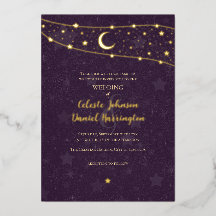 Mariage céleste Fancy Or Profond pourpre violet